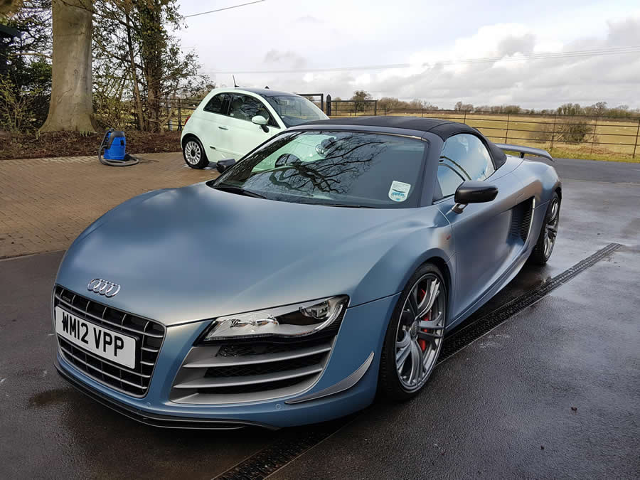 A supercar after detailing by WK