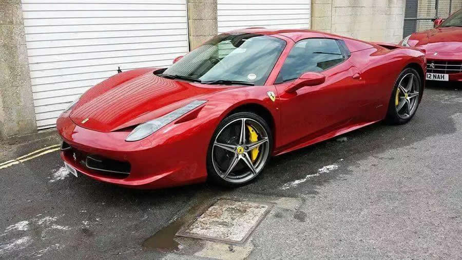 A supercar after detailing by WK