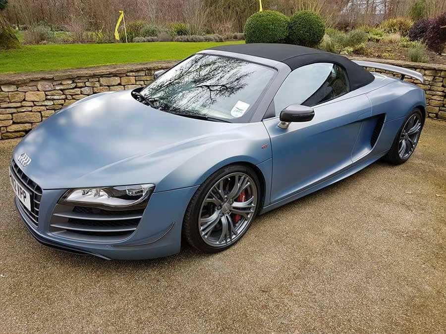 A supercar after detailing by WK