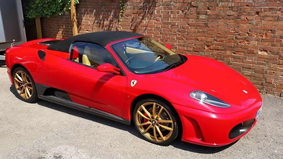 A supercar after detailing by WK