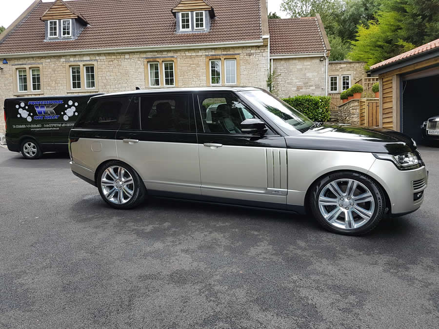 A luxury car after detailing by WK
