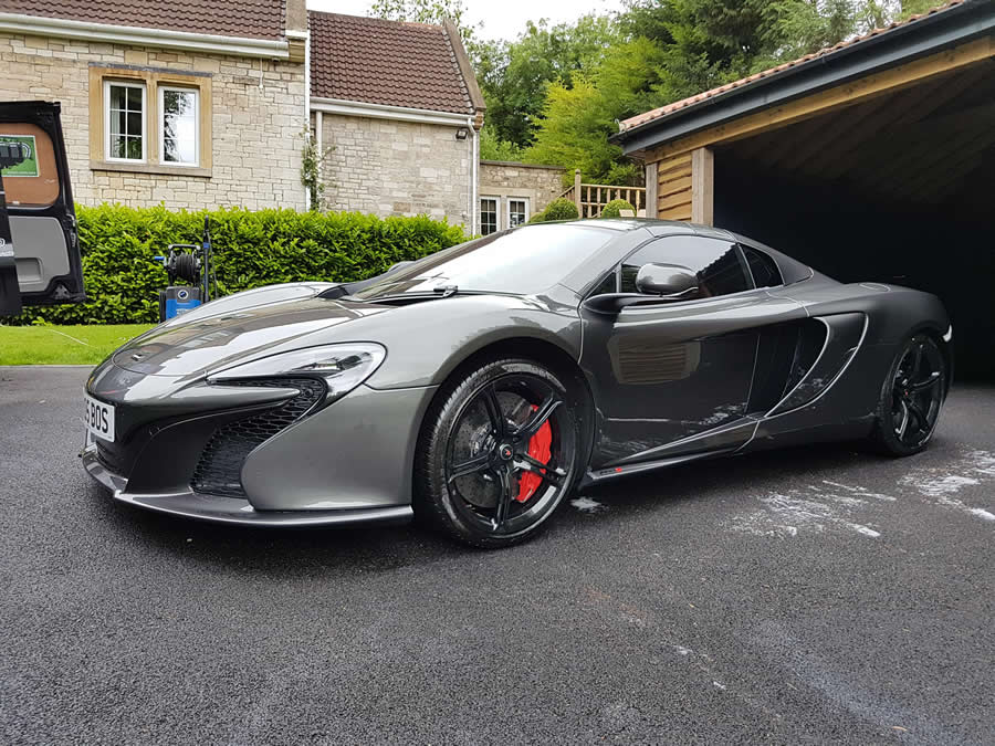 A supercar after detailing by WK