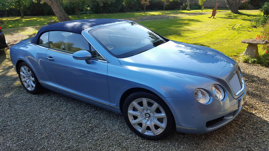 A luxury car after detailing by WK