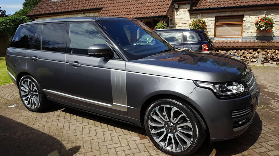 A luxury car after detailing by WK