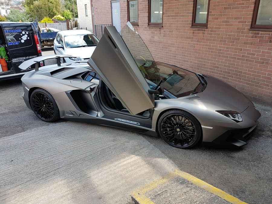A supercar after detailing by WK