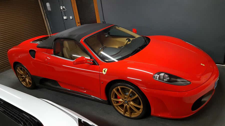A supercar after detailing by WK