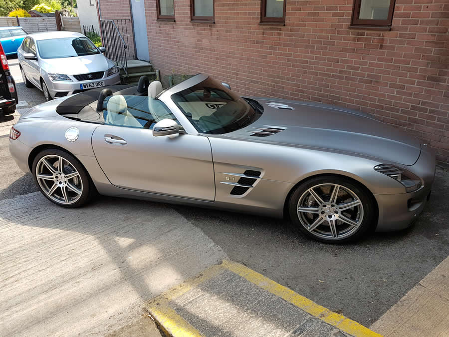 A supercar after detailing by WK