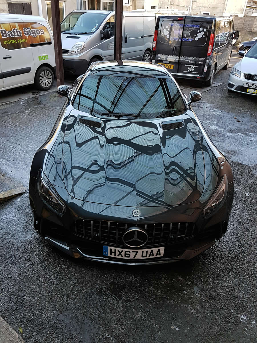 A supercar after detailing by WK