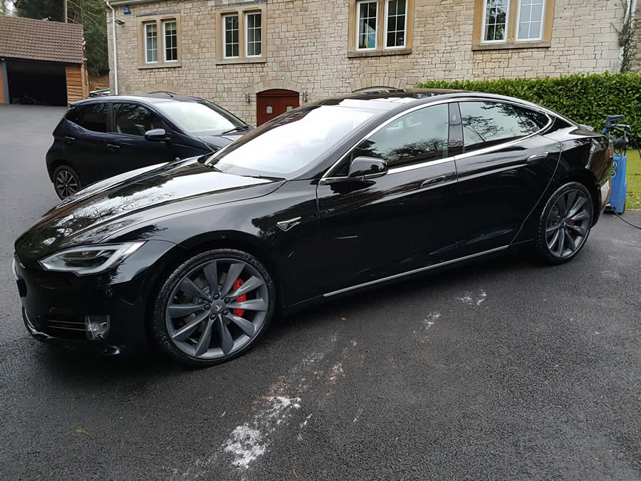 A luxury car after detailing by WK