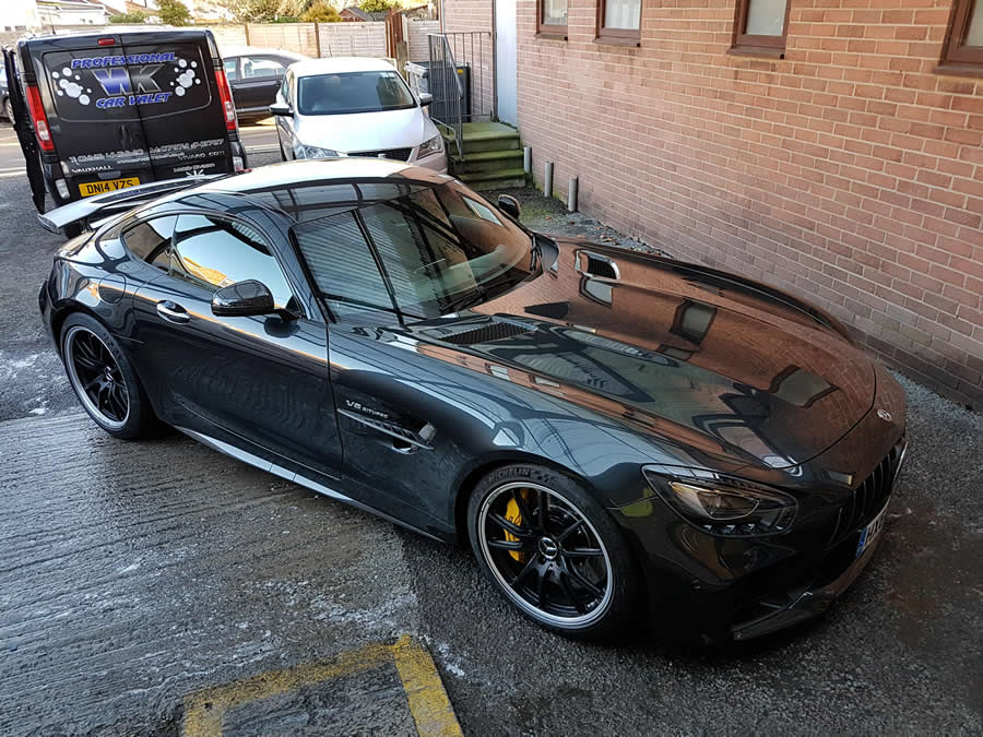 A supercar after detailing by WK