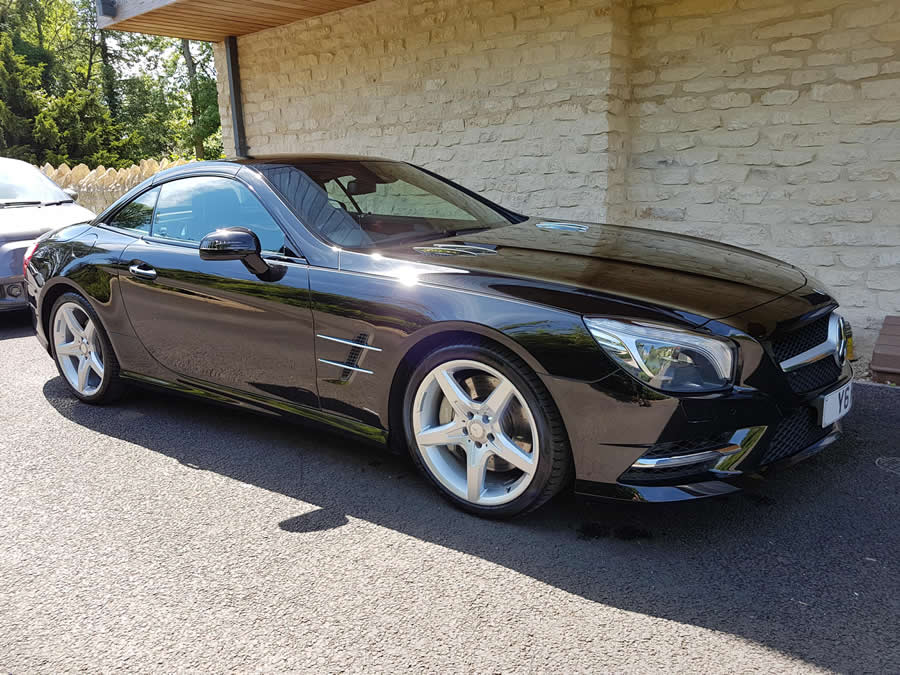 A luxury car after detailing by WK