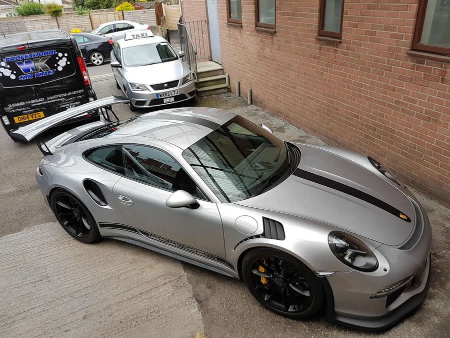 A supercar after detailing by WK