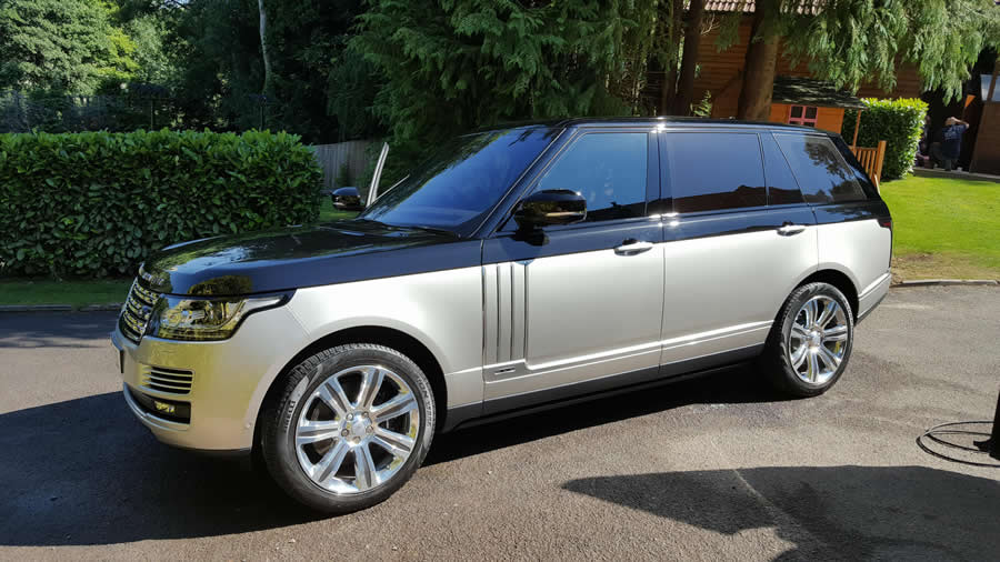 A luxury car after detailing by WK