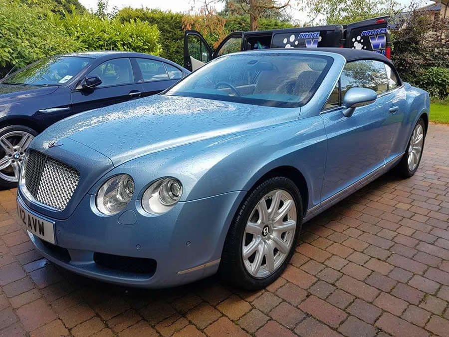 A luxury car after detailing by WK