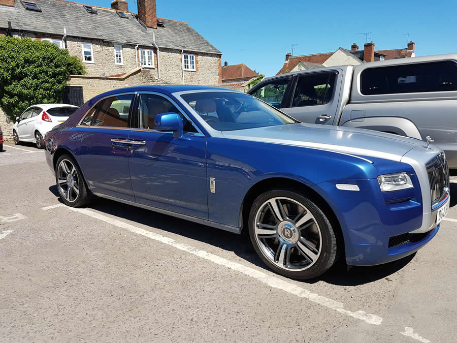 A luxury car after detailing by WK