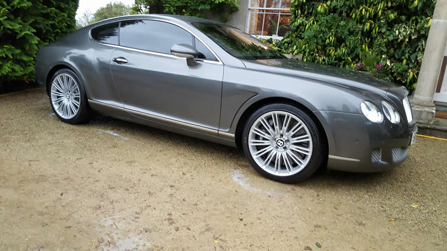 A luxury car after detailing by WK
