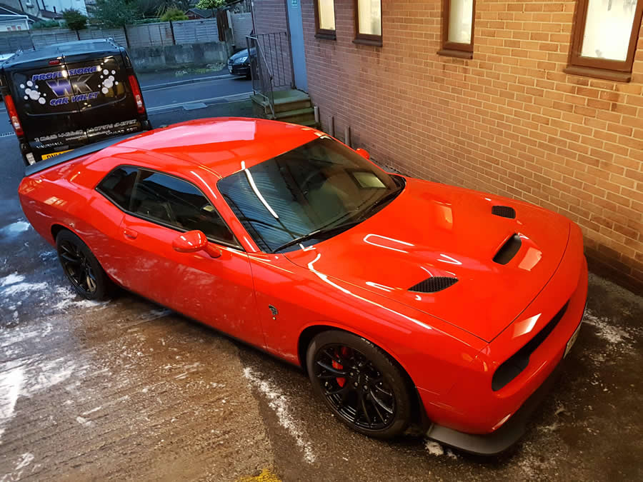 A classic car after detailing by WK