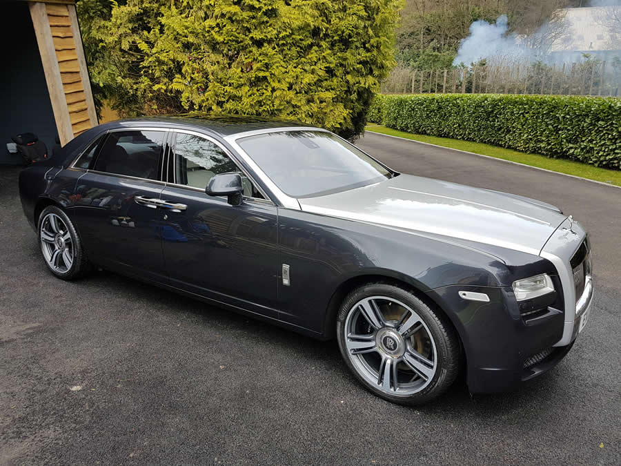 A luxury car after detailing by WK