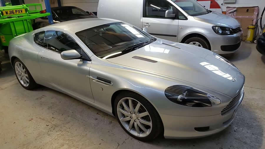 A luxury car after detailing by WK