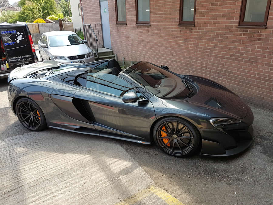 A supercar after detailing by WK