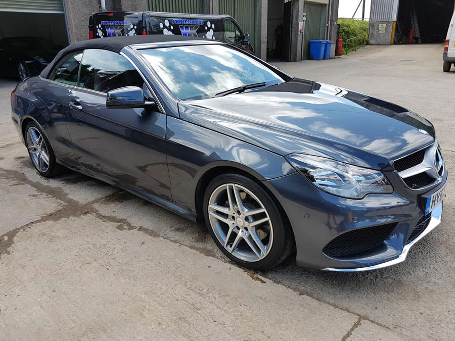 A luxury car after detailing by WK