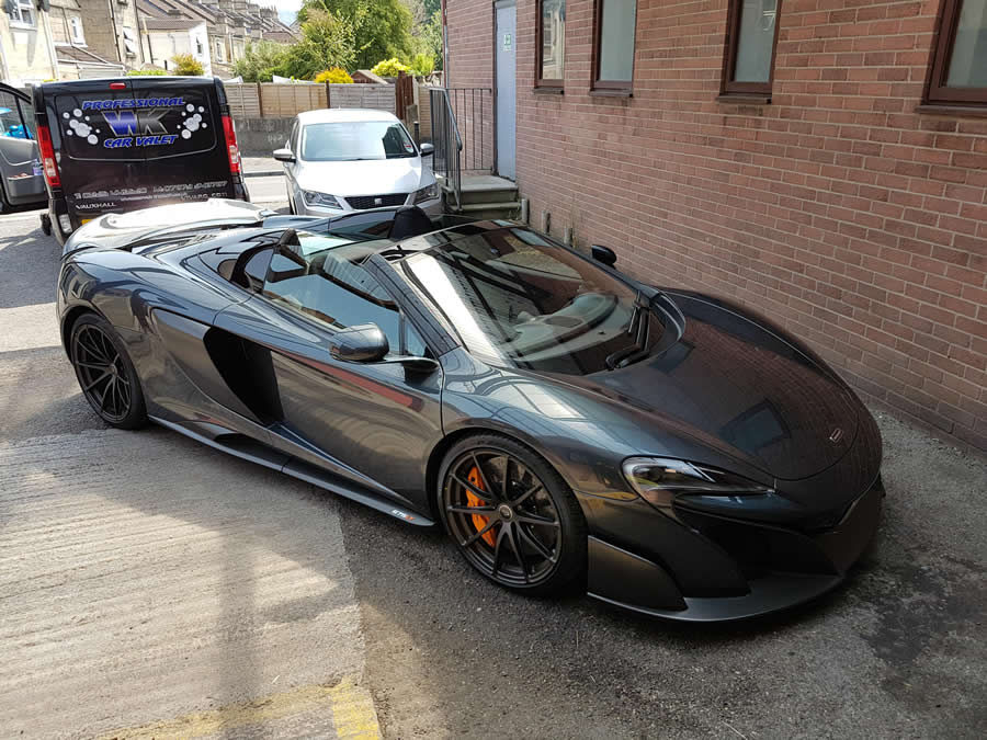 A supercar after detailing by WK