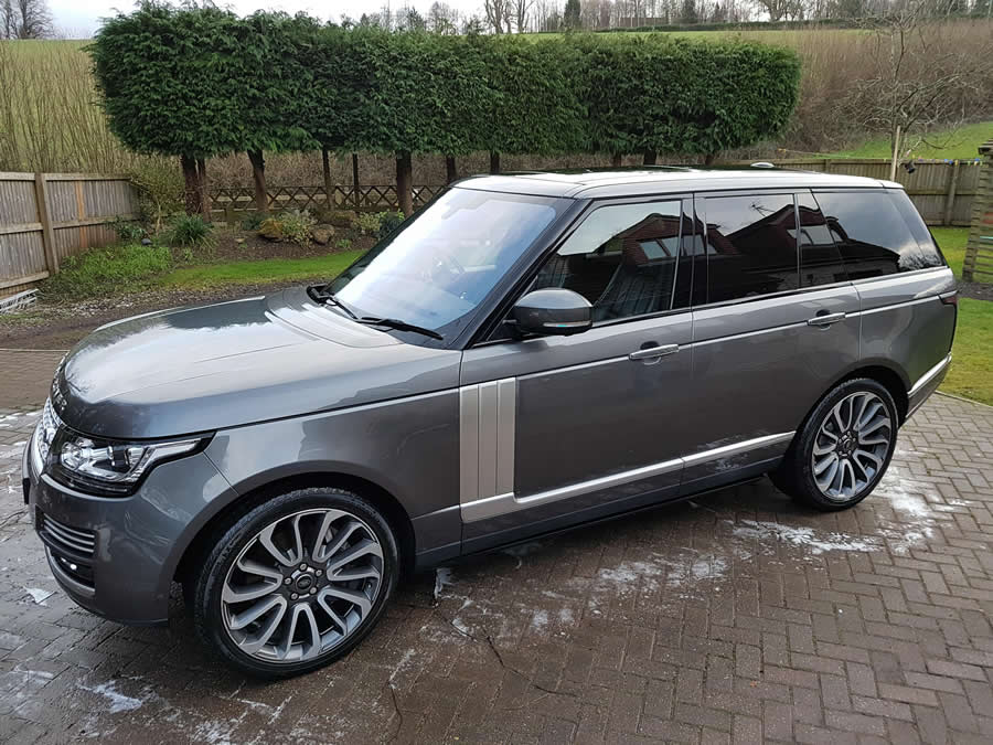A luxury car after detailing by WK