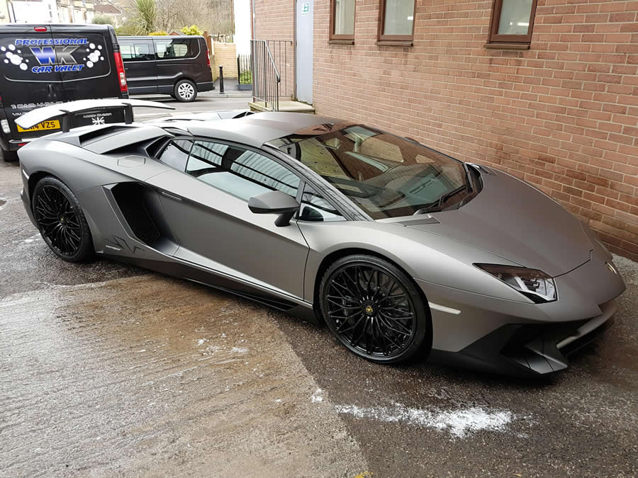 A supercar after detailing by WK