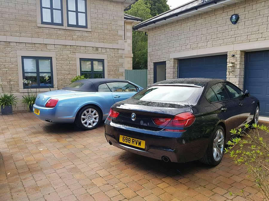 A luxury car after detailing by WK