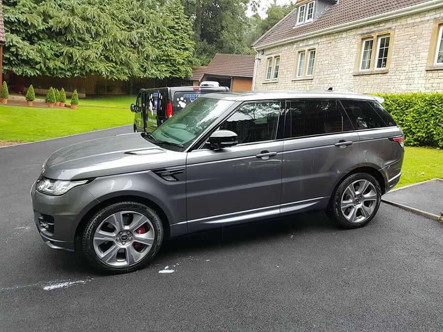 A luxury car after detailing by WK