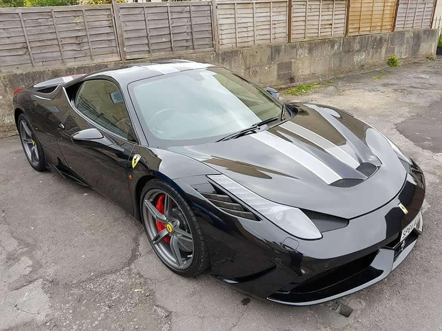 A supercar after detailing by WK