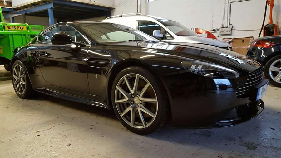 A luxury car after detailing by WK