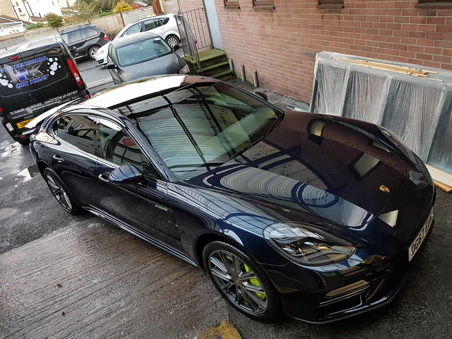 A luxury car after detailing by WK