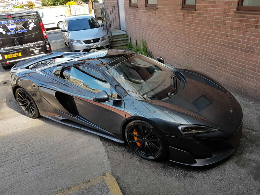 A supercar after detailing by WK