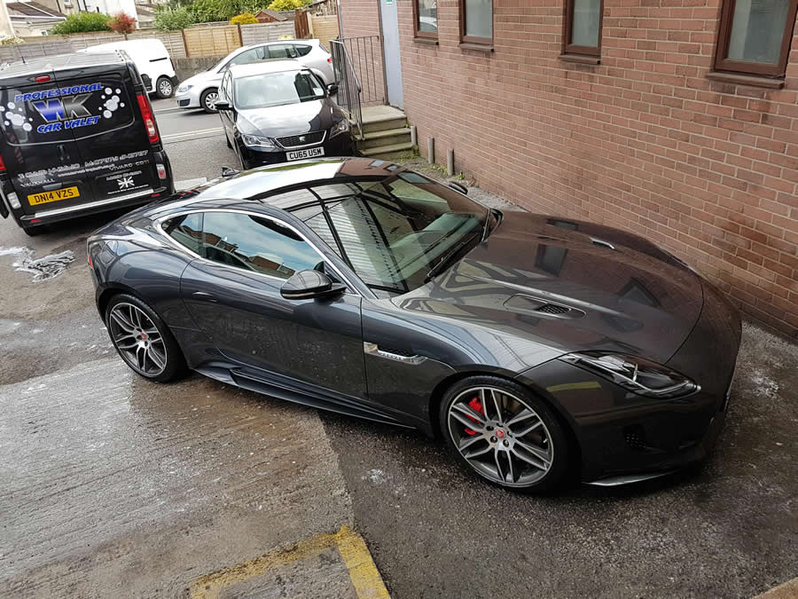 A supercar after detailing by WK