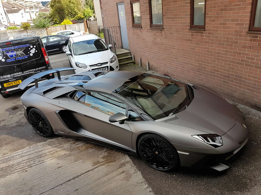 A supercar after detailing by WK
