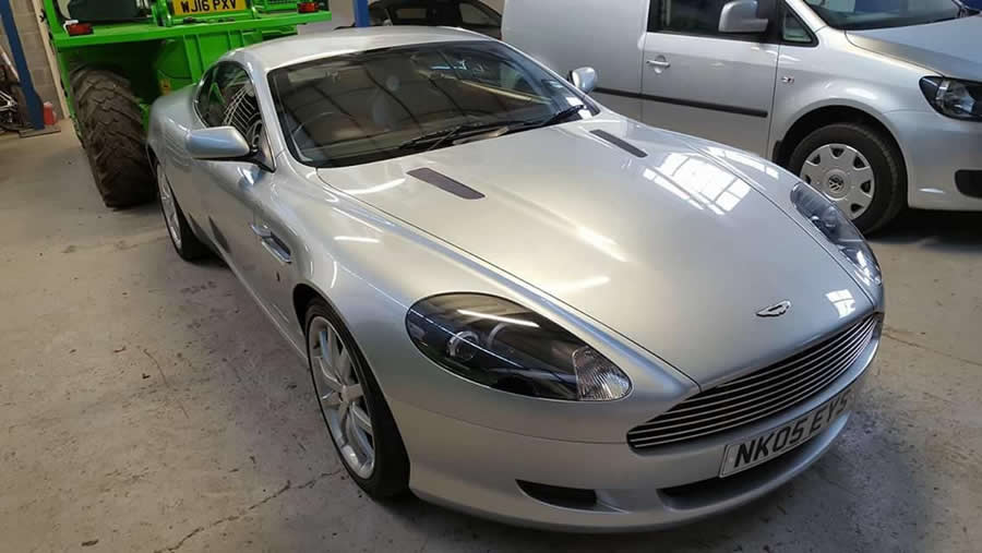 A luxury car after detailing by WK