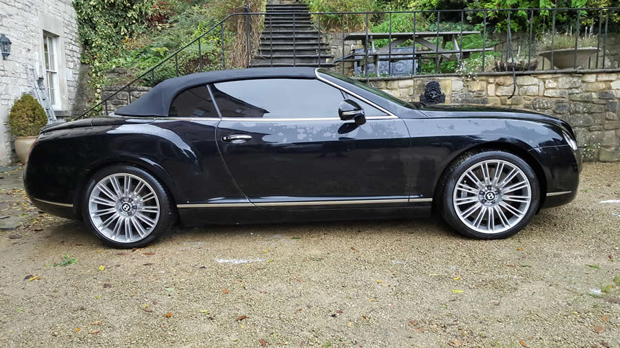 A luxury car after detailing by WK