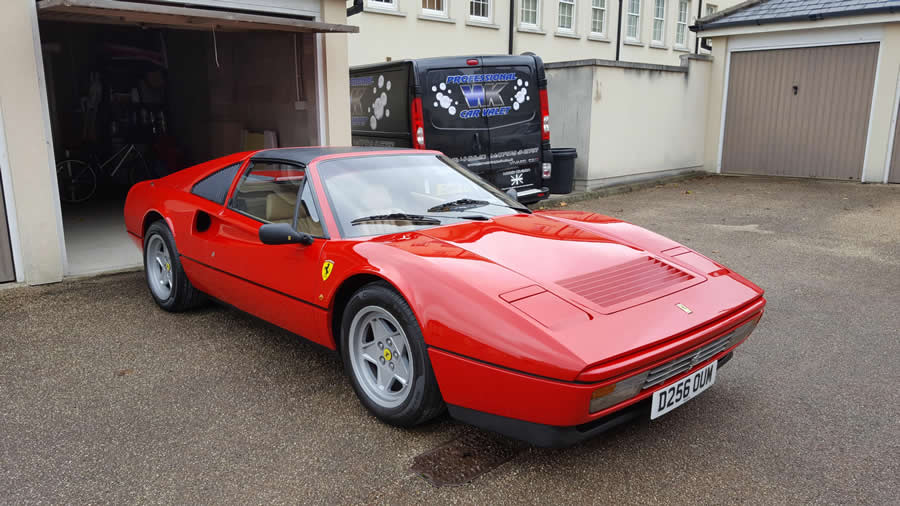 A supercar after detailing by WK
