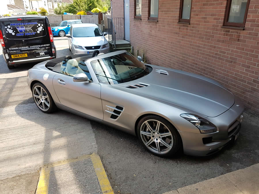 A supercar after detailing by WK