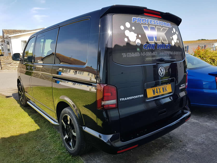 A car or van after valeting by WK