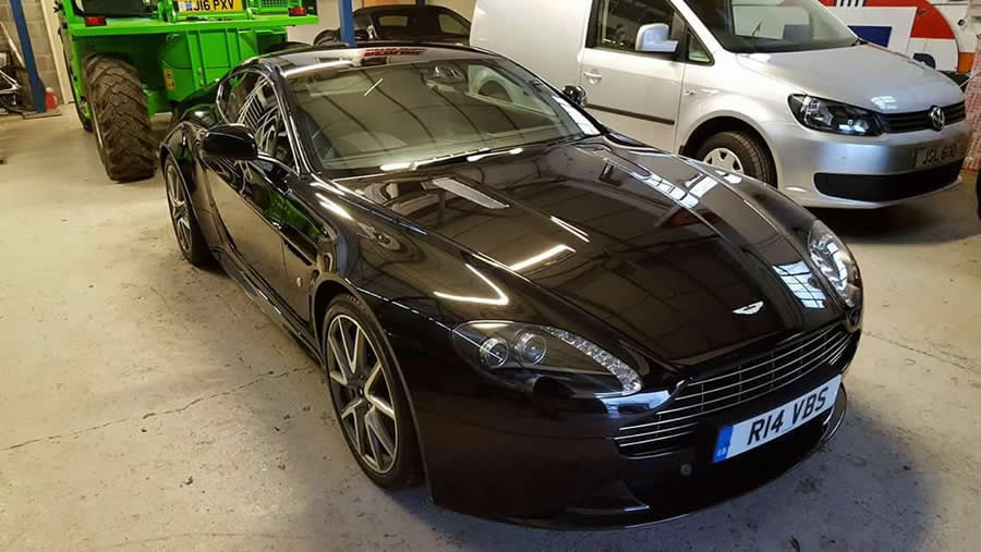 A luxury car after detailing by WK