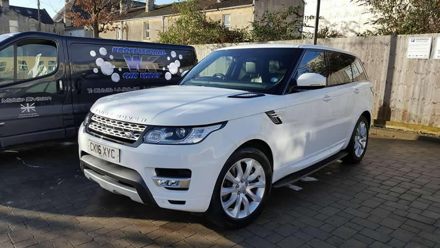 A luxury car after detailing by WK