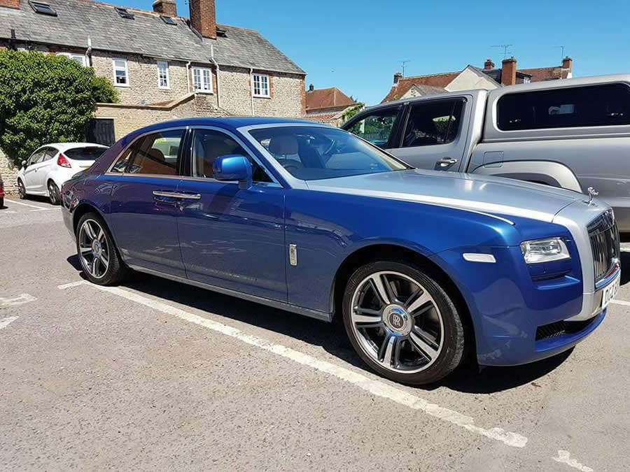 A luxury car after detailing by WK