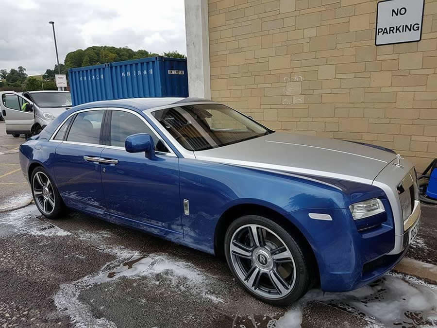 A luxury car after detailing by WK
