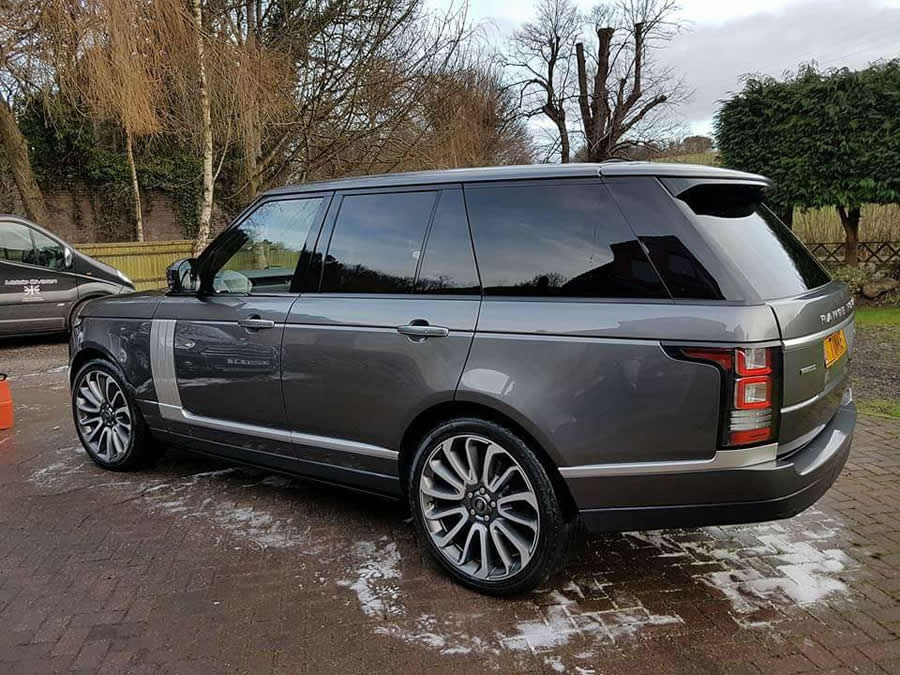 A luxury car after detailing by WK